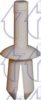 OPEL 1404927 Clip, trim/protective strip